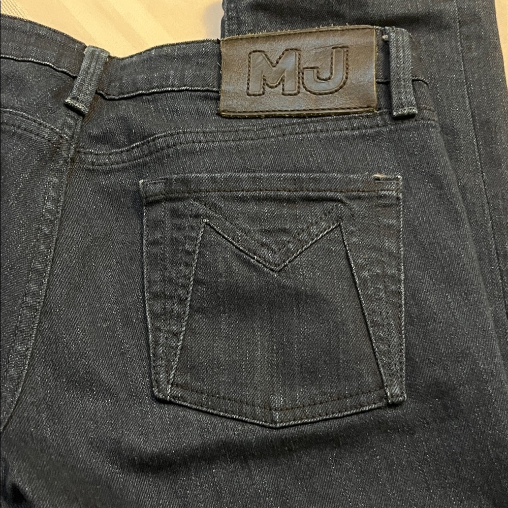 Marc By Mark Jacobs Skinny Jeans Zipper Dark Carbon Wash Sz 28 NWT - Picture 8 of 12